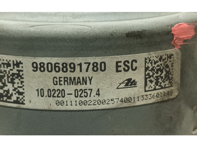 Jednotka ABS 1610134480, 9806891780   Peugeot 208 2014