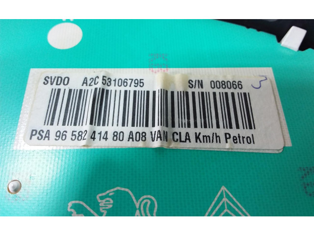 Панель приборов 9658241480, 9658241480   Peugeot 1007       