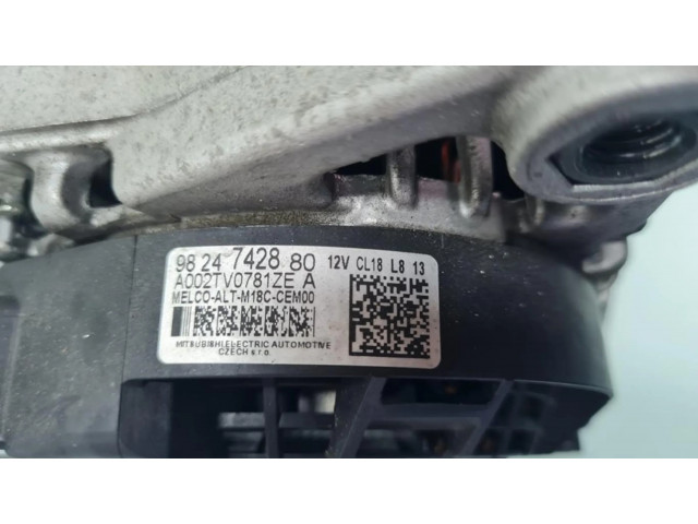 Генератор 9824742880, ALTERNADOR   Citroen Berlingo 1.5     