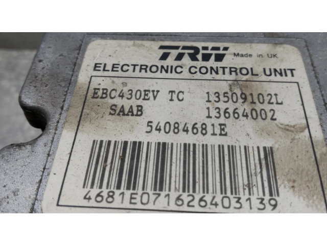 Jednotka ABS 13509102L, 13664002   Saab 9-3 Ver2 2003
