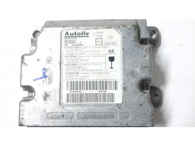 Блок подушек безопасности 606982400, 285580006R   Renault Laguna III