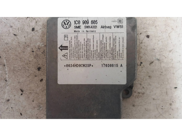 Блок подушек безопасности 1C0909605, 5WK43121   Seat Leon (1M)