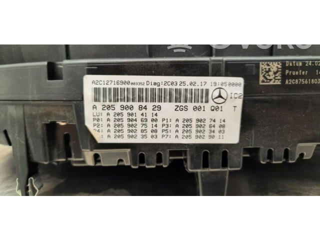 Přístrojová deska  Mercedes-Benz GLC C253 2017 A2059008429  