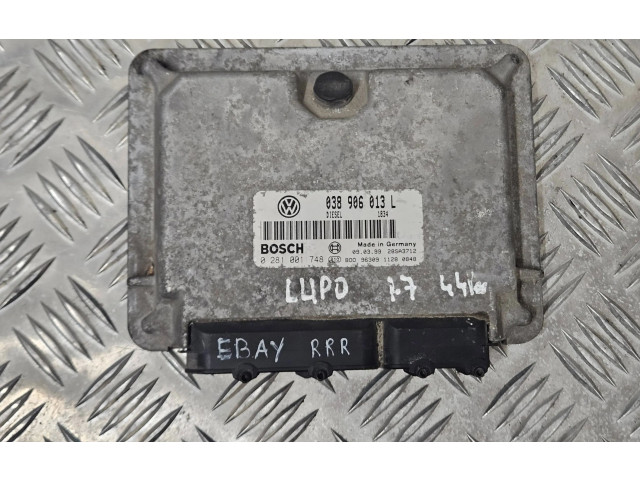 Блок управления двигателя 038906013L, 28SA3712   Volkswagen Lupo