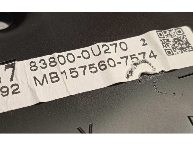 Přístrojová deska  Toyota Yaris 2017 838000U270, MB1575607574  
