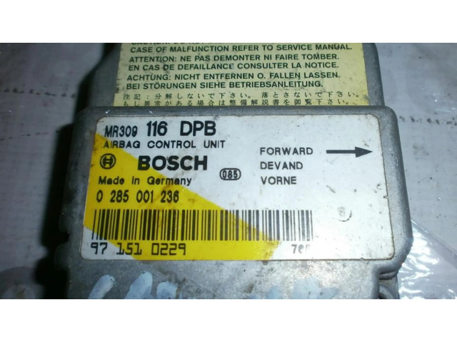 Блок подушек безопасности MR309116DPB, 0285001236   Mitsubishi Carisma