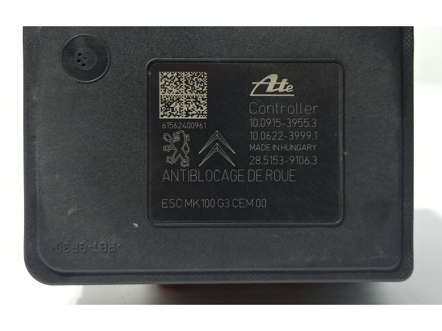 Jednotka ABS 1617387780, 1614215580   Peugeot 2008 I 2015