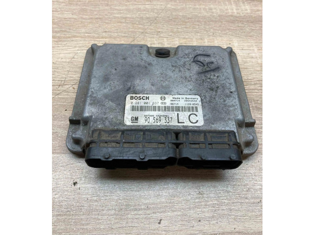 Řídící jednotka 90569337, 0281001637   Opel Sintra 1996