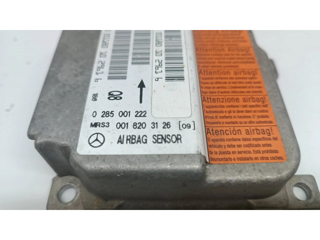 Блок подушек безопасности 0018203126, 0285001222   Mercedes-Benz A W168