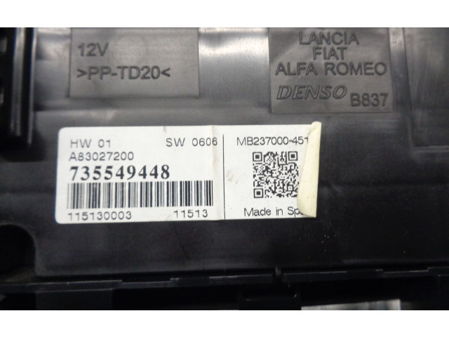 Блок управления климат-контролем 735549448   Fiat Linea