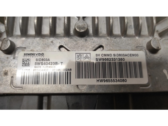 Řídící jednotka 5WS40423BT, SW9662331380   Peugeot 407 2006