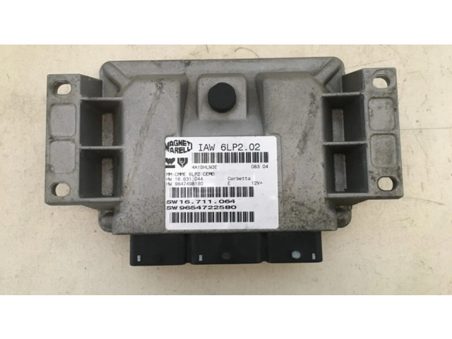 Блок управления двигателя SW9654722580, 9647498180   Citroen C3