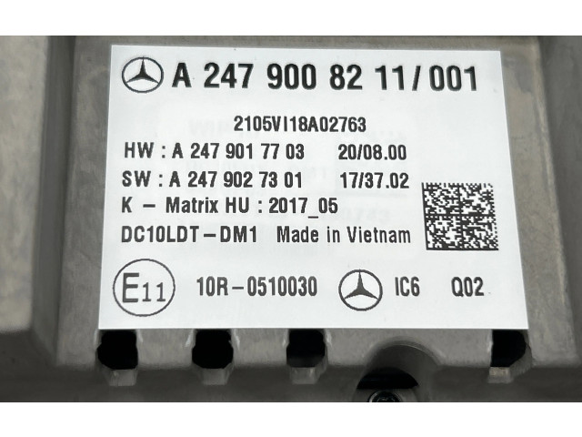 Панель приборов A2479008211, A2479027301   Mercedes-Benz EQC       