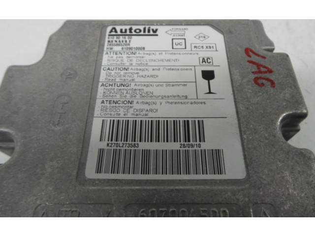 Блок подушек безопасности 610901600, 285586520R   Renault Laguna III