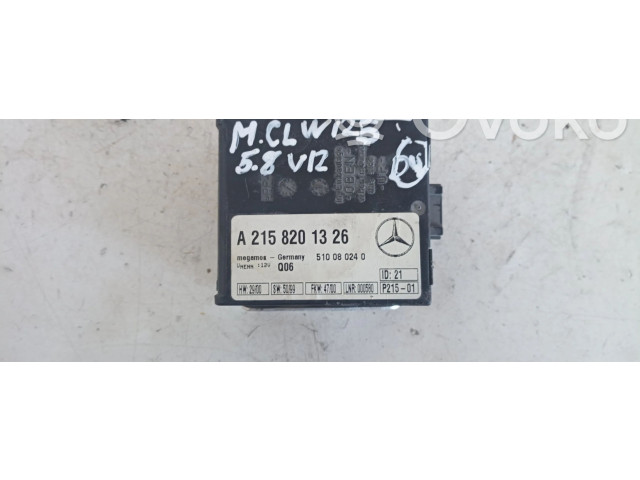 Блок управления A2158201326   Mercedes-Benz CL C215