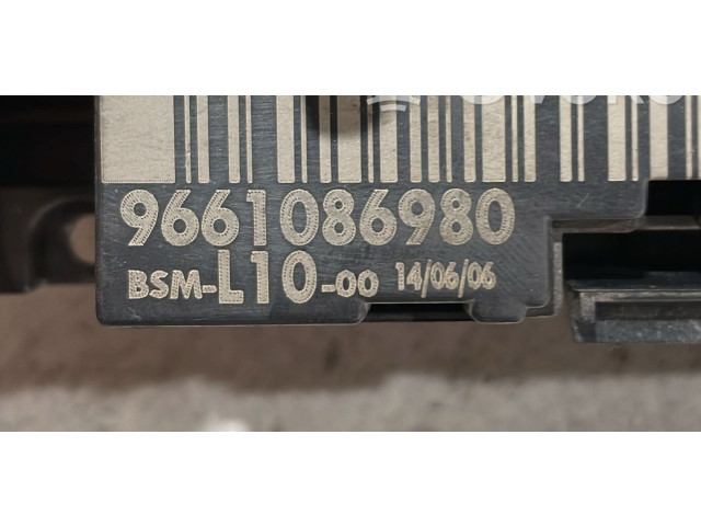 Pojistková skříňka Řídící jednotka BSM 9661086980, 9661086980   Peugeot 207 2006