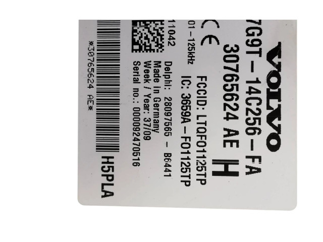   Pojistková skříňka 7G9T14C256FA, 30765624AE   Volvo XC60 2009
