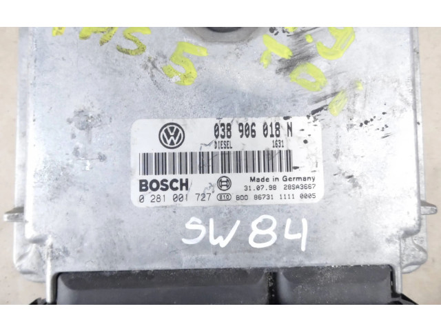 Řídící jednotka 038906018N, 28SA3667   Volkswagen PASSAT B5.5 1997
