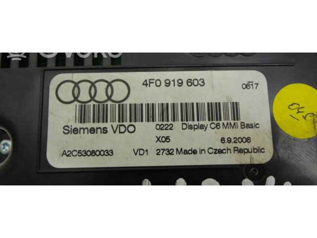 Дисплей    A2C53080033, 4F0919603   Audi Q7 4L