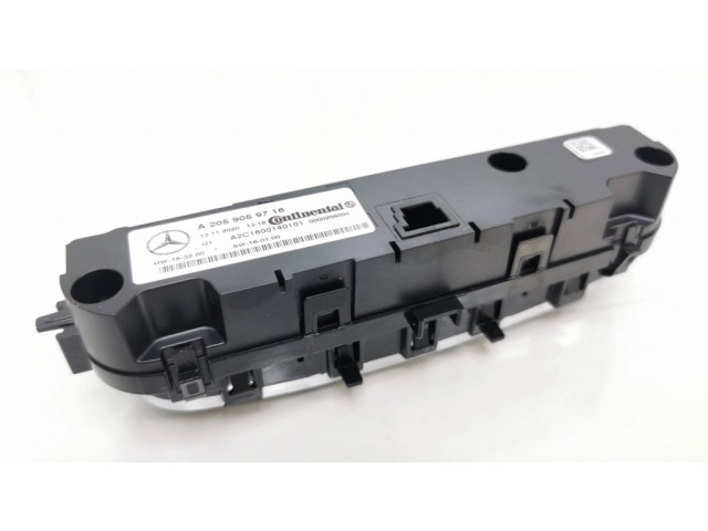 Блок управления климат-контролем A2059059716, 0000256094   Mercedes-Benz EQC