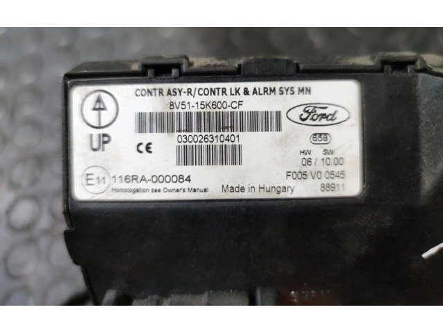   Pojistková skříňka 8V5115K600CF   Ford Fiesta 2009