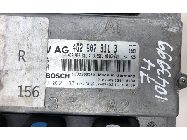 Řídící jednotka 0281032137, 4G2907311B   Audi RS7 C7 2017