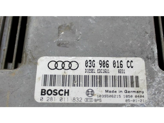 Блок управления двигателя 03G906016CC   Audi A3 S3 8P