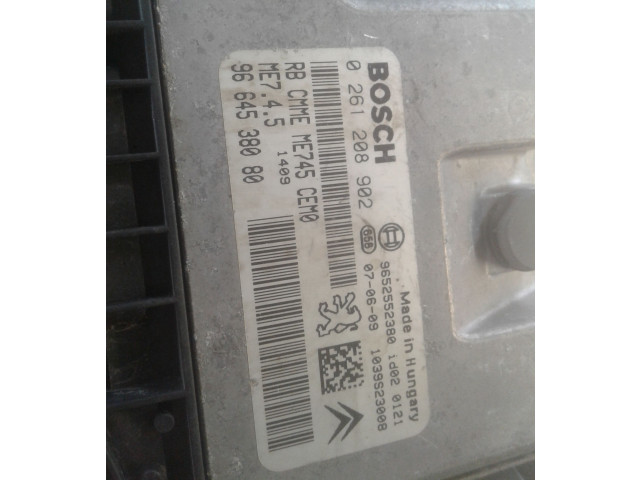 Řídící jednotka 0261208902, 9664538080   Citroen C3 2006
