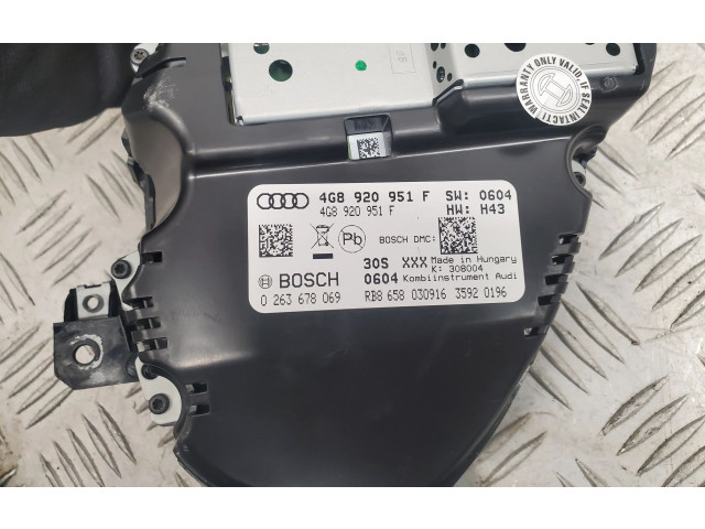 Přístrojová deska  Audi A6 S6 C7 4G 2017 4G8920951F  