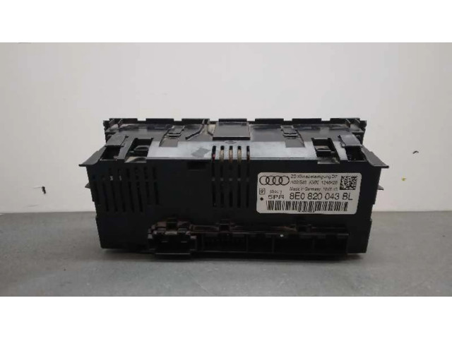 Блок управления климат-контролем 8E0820043BL   Seat Exeo (3R)
