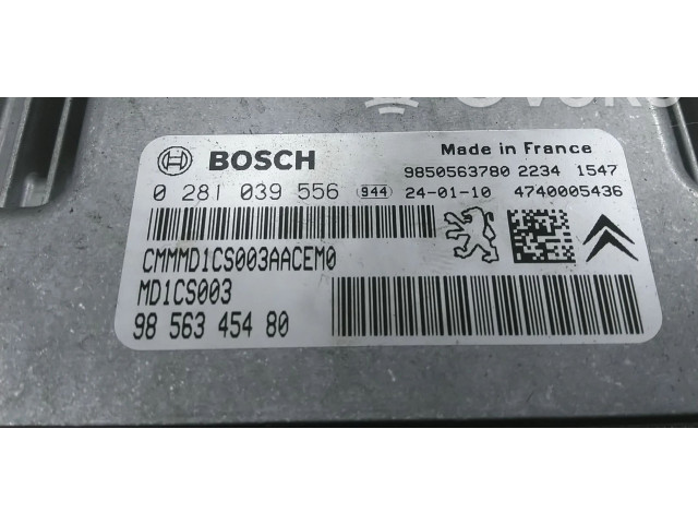 Řídící jednotka 9856345480, 0281039556   Opel Vivaro 2024