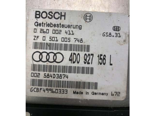 Блок управления коробкой передач 4D0927156L   Audi A8 S8 D2 4D
