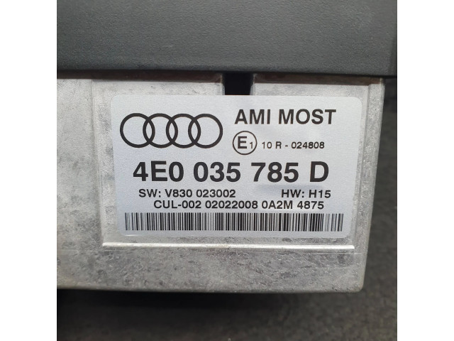 Блок управления 4E0035785D   Audi Q7 4L