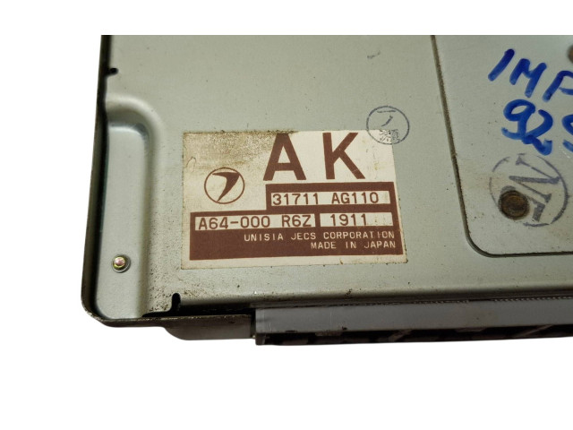 Řídící jednotka 31711AG110, A64000R6Z   Subaru Impreza II 2001