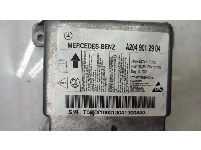 Блок подушек безопасности A2049012904   Mercedes-Benz GLK (X204)