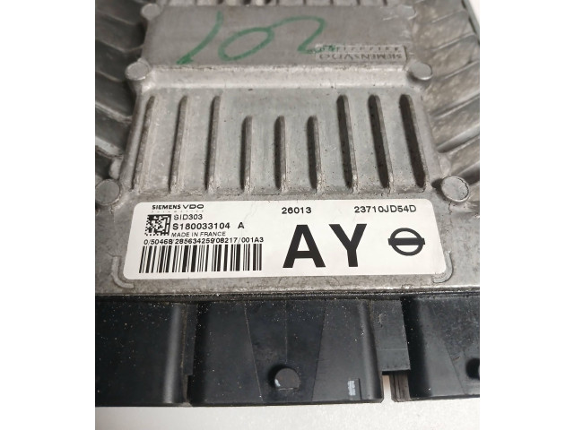 Řídící jednotka 23710JD54D, S180033104A   Nissan Qashqai 2007