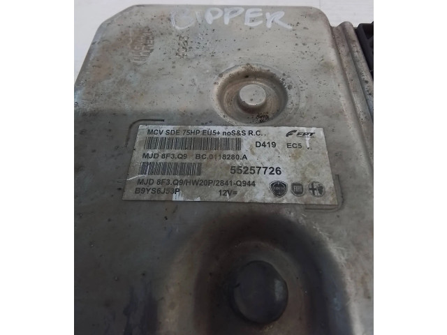 Řídící jednotka 55257726, BC0118280A   Peugeot Bipper 2012