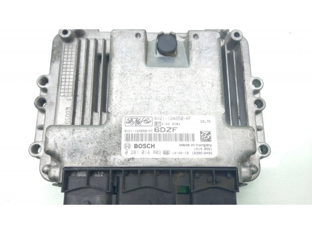 Блок управления двигателем Блок управления 8V2112A650KF, 0281014803   Ford Fiesta