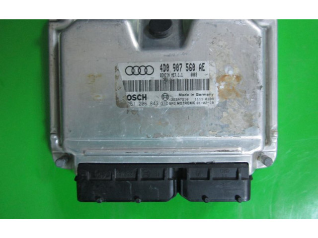 Řídící jednotka 4D0907560AE, 0261206843   Audi A6 S6 C5 4B 2001
