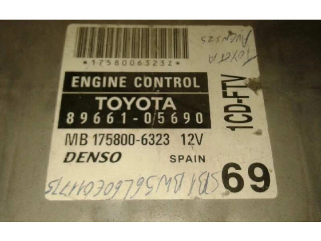 Řídící jednotka 8966105690   Toyota Avensis T220 