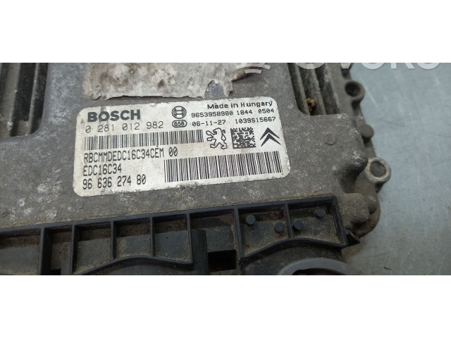 Řídící jednotka 9663627480, 9663627480   Fiat Scudo 2007