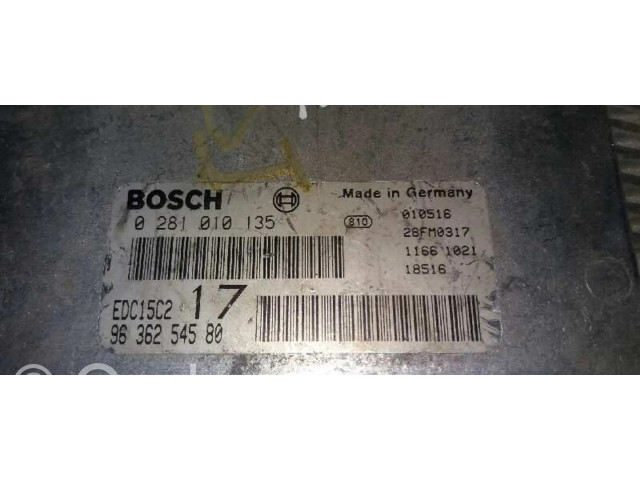 Блок управления двигателя 9636254580, BOSCH   Citroen Berlingo