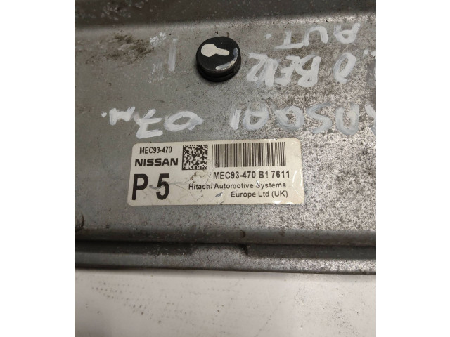 Řídící jednotka MEC93470, B17611   Nissan Qashqai 2009