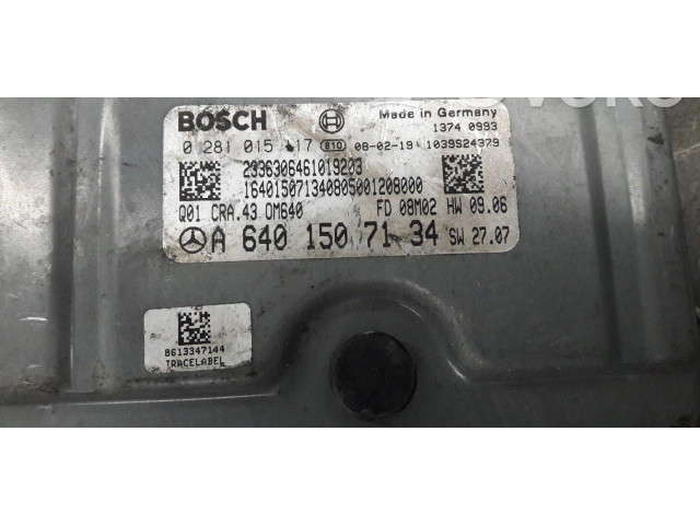 Řídící jednotka A6401507134   Mercedes-Benz B W245 2008
