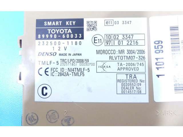 Блок комфорта 89990-60033, IMPRK1101959   Toyota Land Cruiser (J200)   