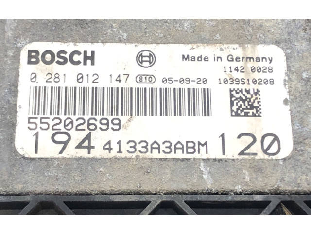 Řídící jednotka 552026990281012147   Fiat Croma 2005