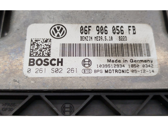 Řídící jednotka 06F906056FB, 0261S02261   Volkswagen Passat Alltrack 2006