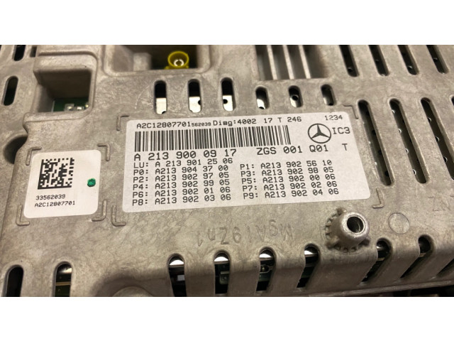 Přístrojová deska  Mercedes-Benz E W238 2017 A2139000917  