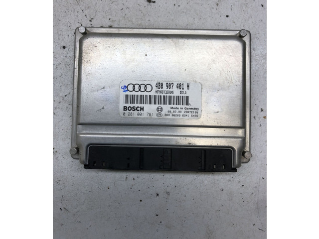 Блок управления двигателя 4B0907401H, 0281001781   Audi A6 S6 C5 4B