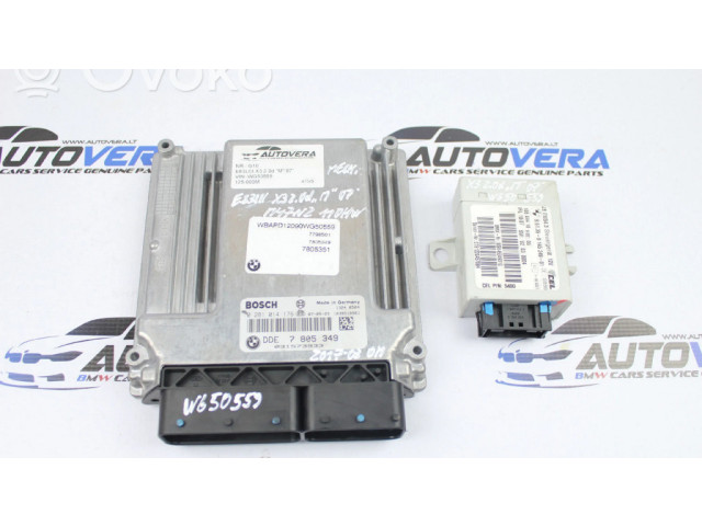 Блок управления двигателя 7805349, M47N2   BMW X3 E83